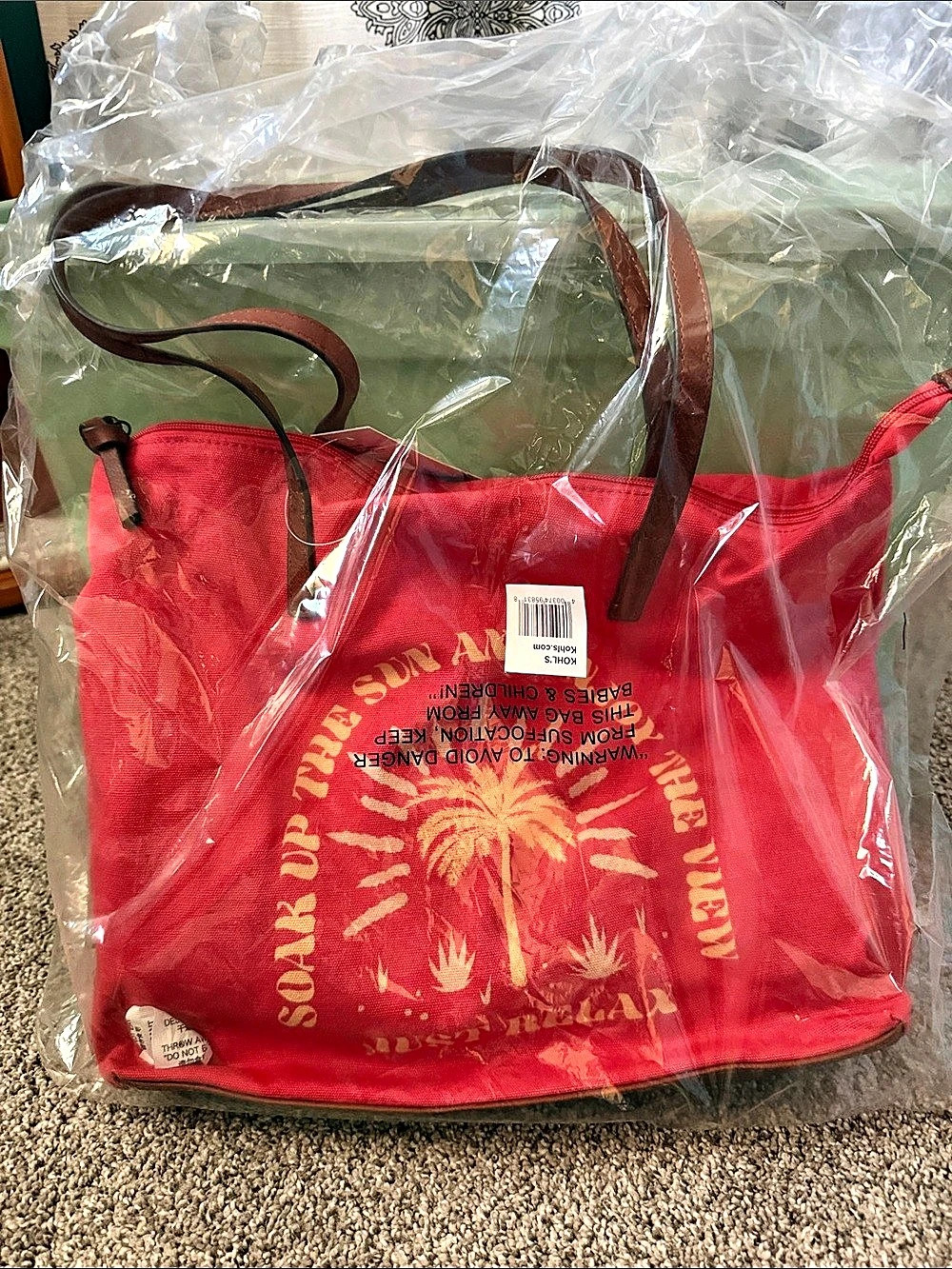 Sonoma Vacation Tote NWT